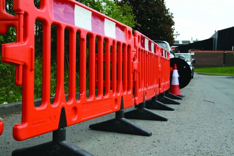 Red Safety Barriers